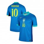 Günstige Fußballtrikots Brasilien Rodrygo 10 Auswärtstrikot 2024 Kurzarm